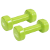 Гантелі вінілові PowerPlay 4125 Achilles 2*3 кг. Зелені (пара - 2шт.)