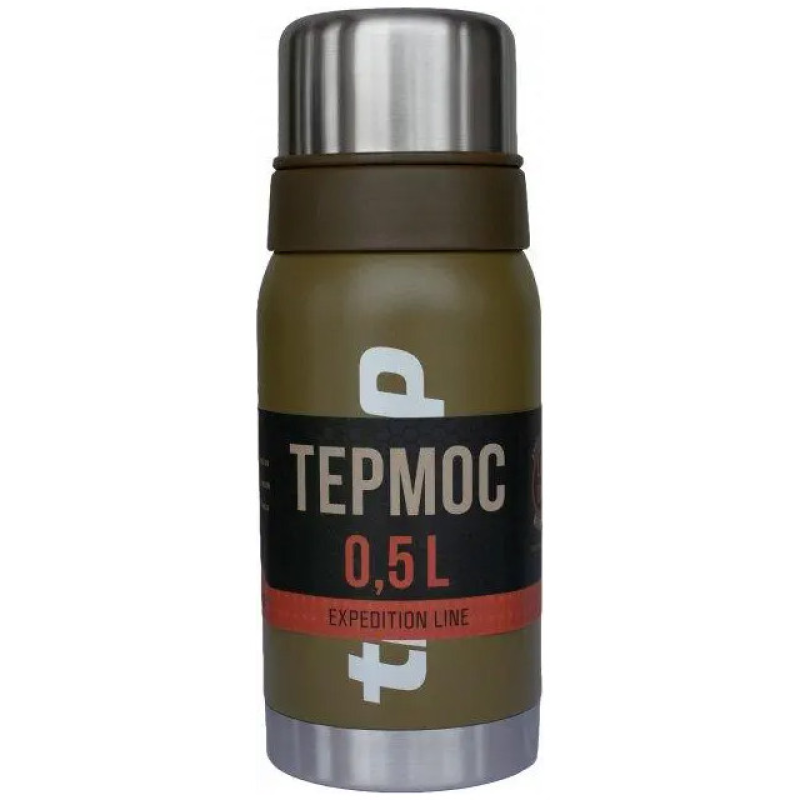 Термос Tramp Expedition Line 0,5 л Оливковий TRC-030-olive (UTRC-030-olive)