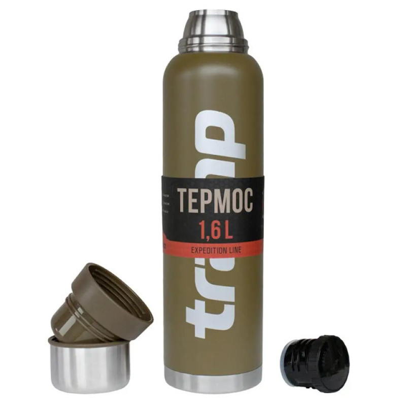 Термос Tramp Expedition Line 1,6 л Оливковий TRC-029-olive (UTRC-029-olive)