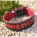 Пояс для важкої атлетики Power System PS-3830 Beast шкіряний Black/Red M