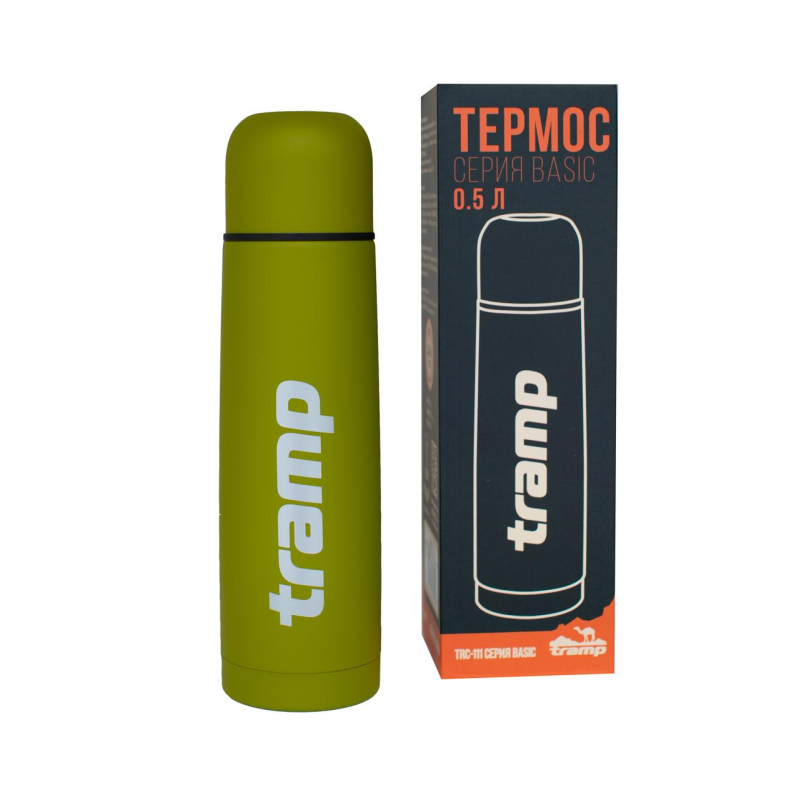 Термос Tramp Basic 0,5 л Оливковий TRC-111-olive (UTRC-111-olive)