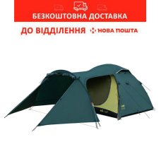 Універсальний намет для туризму і кемпінгу Tramp Grot 3 (v2) Зелений (UTRT-036)