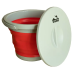Відро TRAMP складне силіконове з кришкою 5л червоне (TRC-127-red)