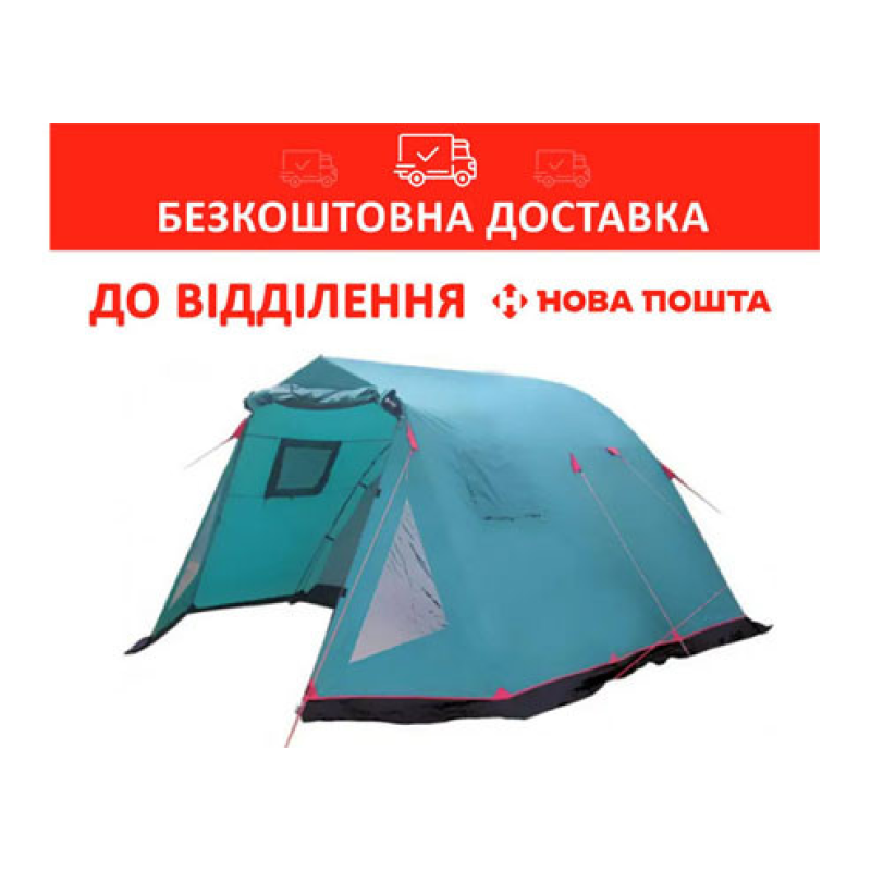 Намет Tramp Baltic wave 5 (V2) 5 місний Зелений (TRT-079)