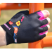 Рукавички для фітнесу MadMax MFG-770 Flower Power Gloves Black/Pink S Рукавички для фітнесу MadMax MFG-770 Flower Power Gloves Black/Pink S