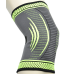 Компресійний наколінник MadMax MFA-284 3D Compressive knee support Dark grey/Neon green (1шт.) L