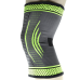 Компресійний наколінник MadMax MFA-284 3D Compressive knee support Dark grey/Neon green (1шт.) L