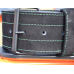 Пояс для важкої атлетики MadMax MFB-301 Suede Single Prong шкіряний Black/Green L
