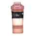 Шейкер спортивний BlenderBottle ProStak 22oz/650ml с 2-мя контейнерами Rose_Pink