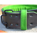 Пояс для важкої атлетики MadMax MFB-302 Quick Release Belt  шкіряний Black/Green M