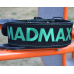 Пояс для важкої атлетики MadMax MFB-301 Suede Single Prong шкіряний Black/Green XXL