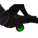 Масажний ролик (роллер) PowerPlay 4025 Massage Roller Чорно-зелений (33x15см.)