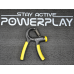 Еспандер кистьовий PowerPlay PP-4323 з регульованим навантаженням 10-40 кг. Strength Grip Чорно-жовтий