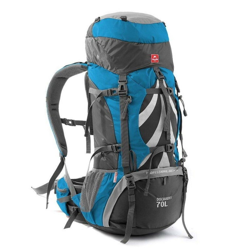 Рюкзак туристичний Naturehike NH70B070-B, 70 л + 5 л, блакитний Рюкзак туристичний Naturehike NH70B070-B, 70 л + 5 л, блакитний