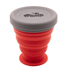 Стакан складаний силіконовий Tramp з кришкою 200 ml terracota (UTRC-126-terracota)