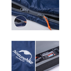 Спальник надлегкий Naturehike Ultra light LW 180 NH15S003-D, (20°C), p-p M, лівий, темно-зелений