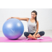 М“яч для фітнесу (фітбол) PowerPlay 4001 Ø65 cm Gymball Синій + помпа