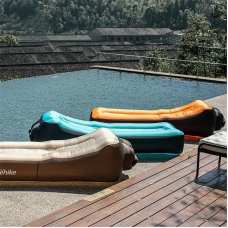 Ламзак-надувний диван Naturehike NH20FCD05, блакитний