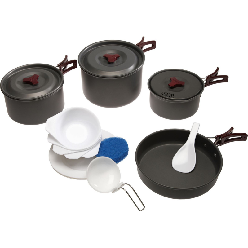 Набір посуду з анодованого алюмінію Tramp TRC-026