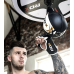 Пневмогруша боксерська RDX 2Y Boxing Speed Ball Leather Multi White/Red Пневмогруша боксерська RDX 2Y Boxing Speed Ball Leather Multi White/Red