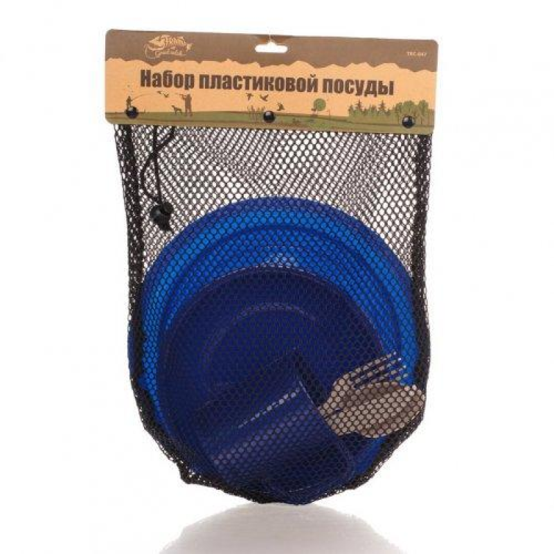 Набір посуду у пластиковій Tramp TRC-047