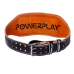 Пояс для важкої атлетики PowerPlay 5086 шкіряний Чорно-Коричневий S