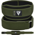 Пояс для важкої атлетики RDX RX5 Double Belt неопреновий Army Green XL