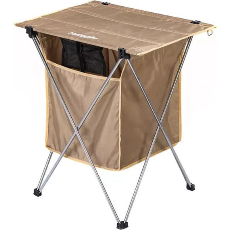 Стіл складний з коробкою для зберігання Naturehike NH19JJ084, 1680D Oxford / алюміній, пісочний Стіл складний з коробкою для зберігання Naturehike NH19JJ084, 1680D Oxford / алюміній, пісочний