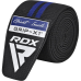Бинти на коліна RDX GYM KNEE WRAP R11 BLACK/BLUE