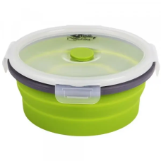 Контейнер складаний з кришкою-кліпсою Tramp (550ml) olive (TRC-088-olive)