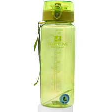 Пляшка для води CASNO 850 мл MX-5040 More Love Зелена
