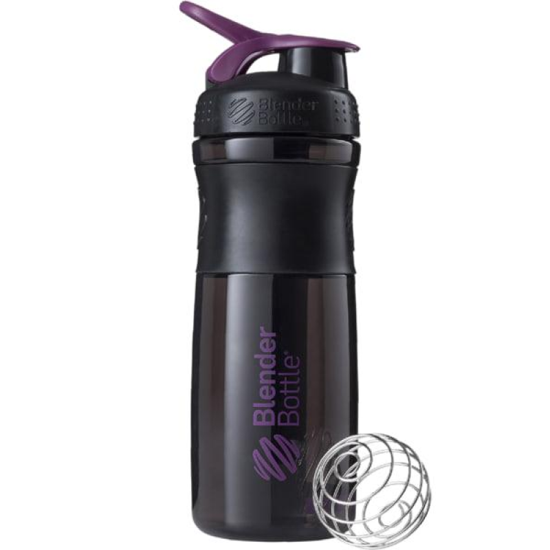 Шейкер спортивний (пляшка) BlenderBottle SportMixer Flip 28oz/820ml Black/Plum