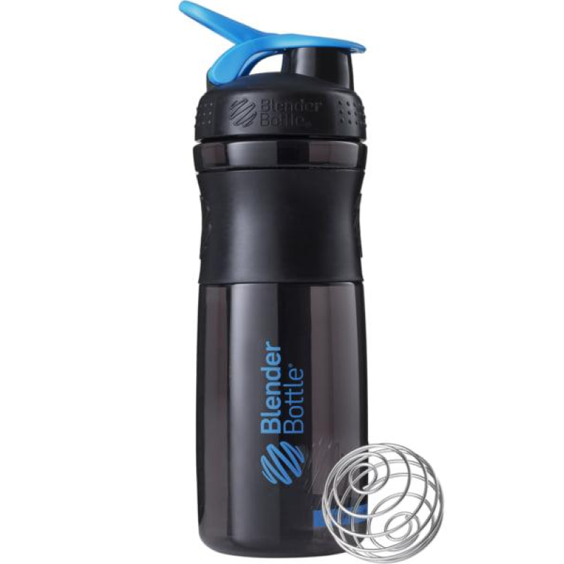 Шейкер спортивний (пляшка) BlenderBottle SportMixer Flip 28oz/820ml Black/Cyan