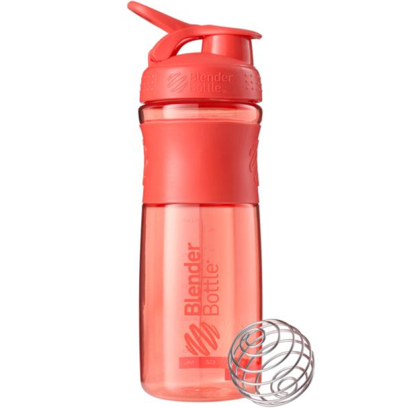 Шейкер спортивний (пляшка) BlenderBottle SportMixer Flip 28oz/820ml Coral