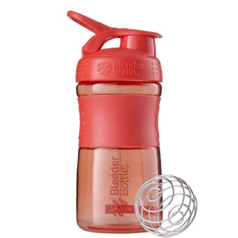Шейкер спортивний (пляшка) BlenderBottle SportMixer Flip 20oz/590ml Coral