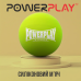 Масажний силіконовий м“яч PowerPlay PP-4354 Silicone Lacrosse Ball (6.3см.) Зелений