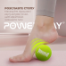 Масажний силіконовий м“яч PowerPlay PP-4354 Silicone Lacrosse Ball (6.3см.) Зелений