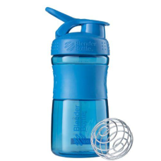 Шейкер спортивний (пляшка) BlenderBottle SportMixer Flip 20oz/590ml Cyan (Original)