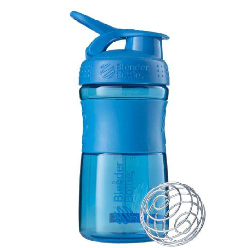 Шейкер спортивний (пляшка) BlenderBottle SportMixer Flip 20oz/590ml Cyan (Original)