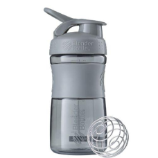 Шейкер спортивний (пляшка) BlenderBottle SportMixer Flip 20oz/590ml Grey
