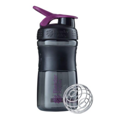 Шейкер спортивний (пляшка) BlenderBottle SportMixer Flip 20oz/590ml Black/Plum