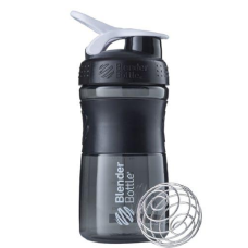 Шейкер спортивний (пляшка) BlenderBottle SportMixer Flip 20oz/590ml Black/White