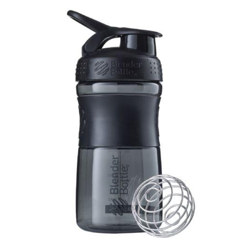Шейкер спортивний (пляшка) BlenderBottle SportMixer Flip 20oz/590ml Black