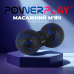 Масажний м“яч подвійний PowerPlay PP-4352 Epp foam peanut ball (d8*16cm.) Чорно/Синій