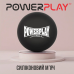 Масажний силіконовий м“яч PowerPlay PP-4354 Silicone Lacrosse Ball (6.3см.) Чорний