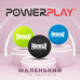 Масажний силіконовий м“яч PowerPlay PP-4354 Silicone Lacrosse Ball (6.3см.) Чорний