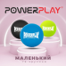 Масажний силіконовий м“яч PowerPlay PP-4354 Silicone Lacrosse Ball (6.3см.) Синій