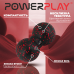 Масажний м“яч подвійний PowerPlay PP-4352 Epp foam peanut ball (d8*16cm.) Чорно/Червоний