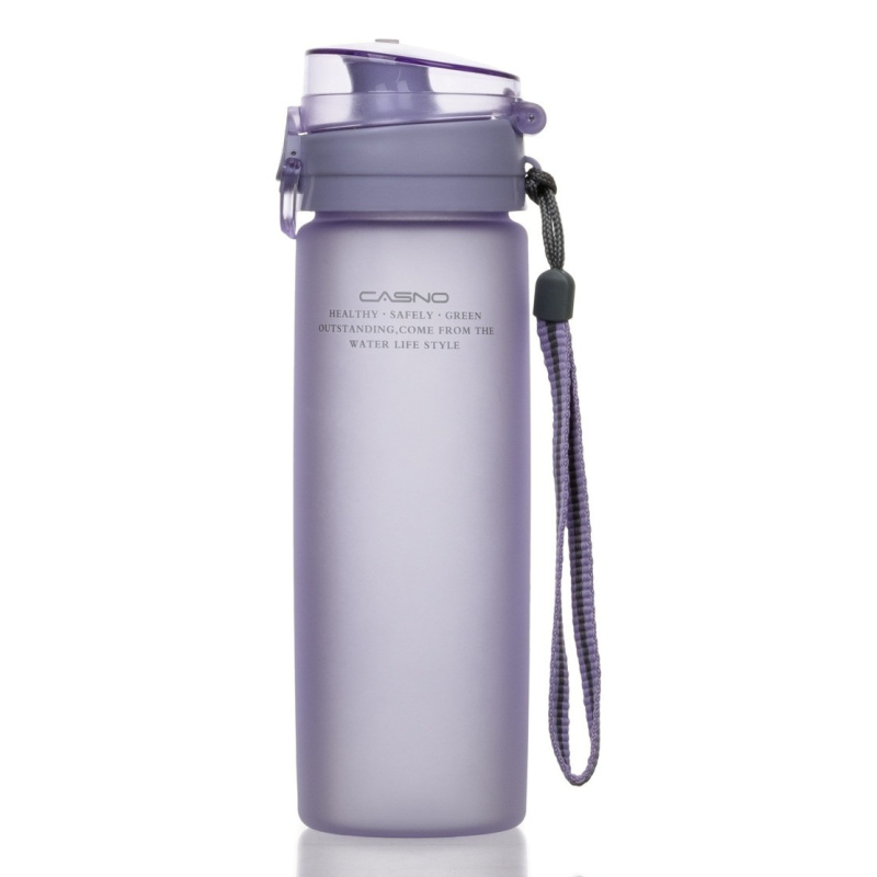 Пляшка для води CASNO 650 мл KXN-1157 Tritan Фіолетова