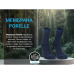 Шкарпетки водонепроникні Dexshell Running Lite 2.0 Socks, сірі, розмір M (39-42)